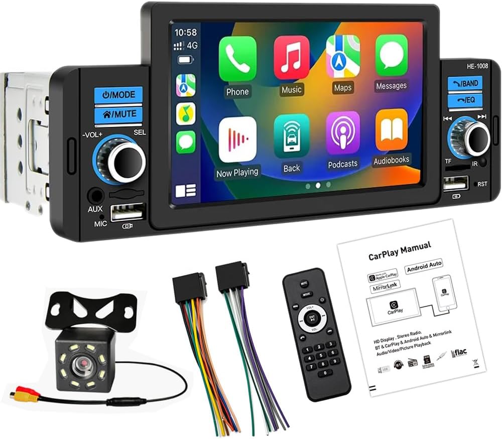 Installation de lecteur android avec caméra de recul